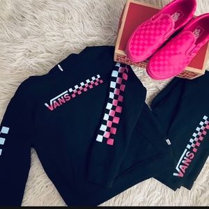Vans girls (sweater, leggings and shoes)